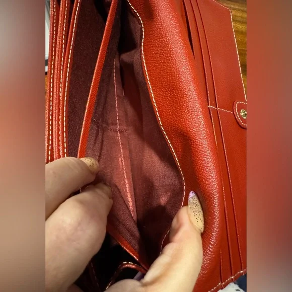 Samantha Thavasa Red &White Leather Wallet Rare Japanese Edition - Picture 13 of 16